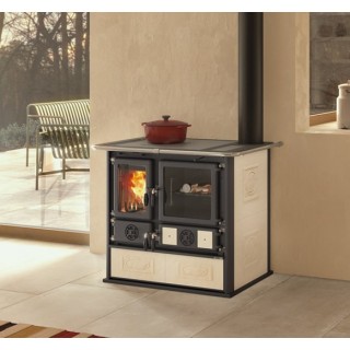 Vedkomfyr Rosa 5.0 Liberty Pergamena 8,8kw