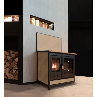 NYHET! Vedkomfyr Klover 90 Country. 13.5kw