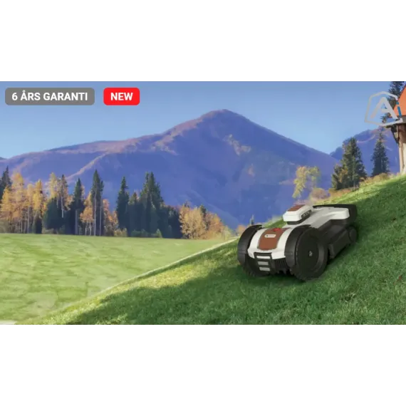 Ambrogio 4.36 Elite RTK 4WD. 65% stigning 10.000m2