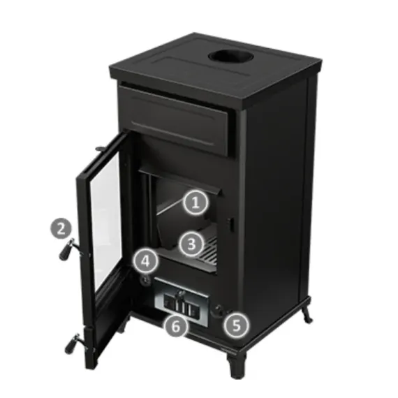 Vedovn Termorossi Dora, sort, 16,4kw