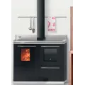 Vedkomfyr Termorossi Bosky F 30 Square Evo 5 Gunmetal, 12,5kw