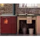 Vedkomfyr Termorossi Bosky 30 Square Evo 5 Bordeaux, 12,5kw