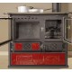 Vedkomfyr Rosa Speilvendt 8,1kw