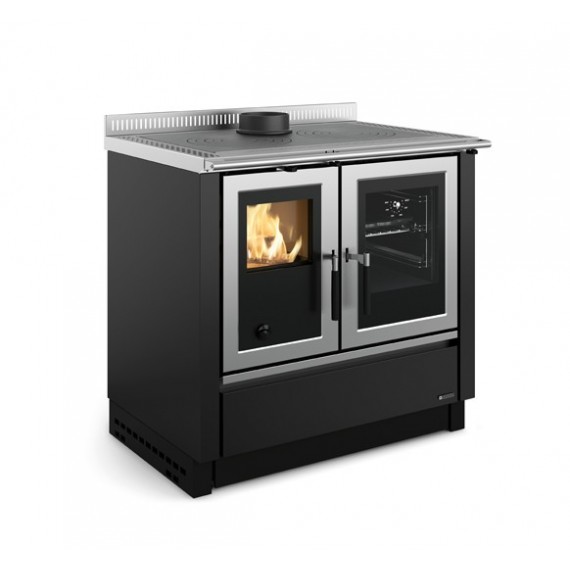 Vedkomfyr Venezia Sort 8,3kw